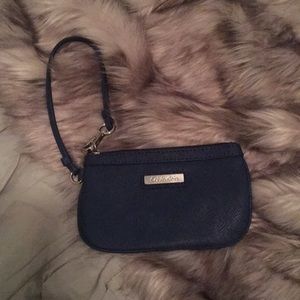 Navy Blue Calvin Klein Wristlet